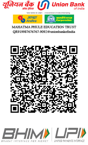 QR code for donation for Mahatma Phule Education Trust
